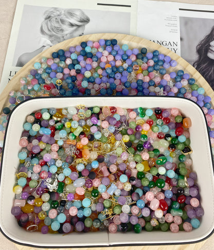 Lucky Bags - Glass Beads - open in live